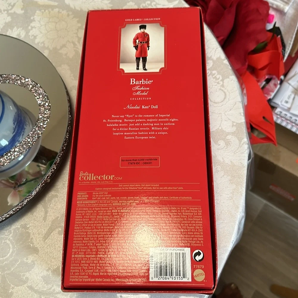 2010 Nicolai,  Ken Russian Genuine Silkstone doll (Barbie) - Picture 9 of 11